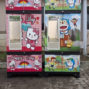 AJ ^ NEW DIVA JUMBO MIX STIKER CERMIN ' LEMARI PLASTIK